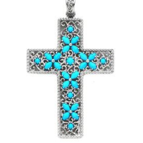 NWOT GENIUNE SLEEPING BEAUTY CROSS - Picture 4 of 4